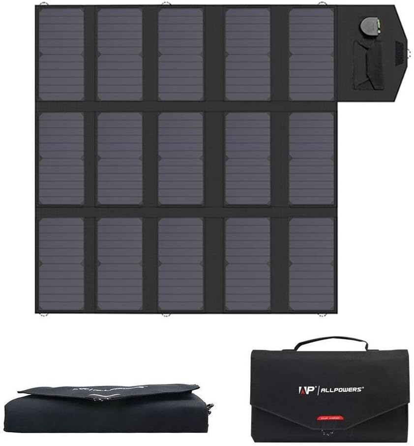 100W Foldable Solar Charger Panel USB DC for Camping RV