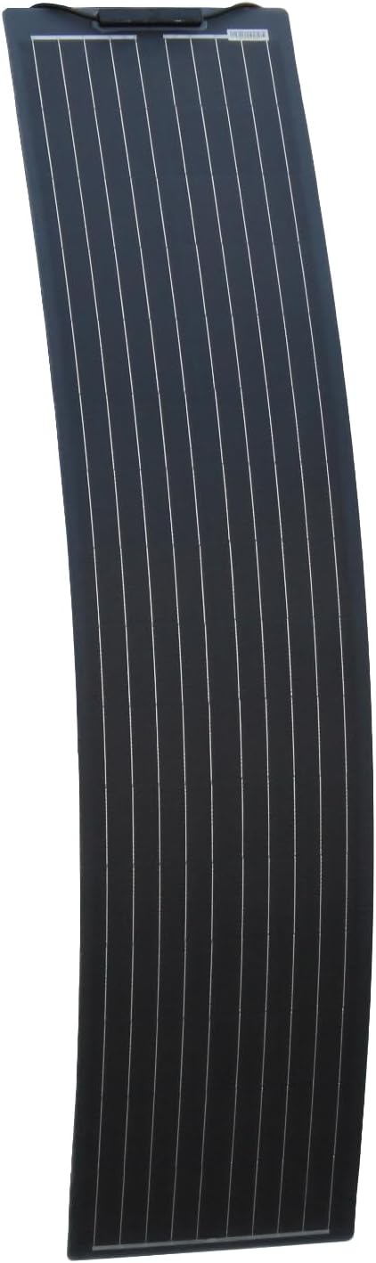100W Flexible Solar Panel Ultra Narrow ETFE Lightweight RV Boat