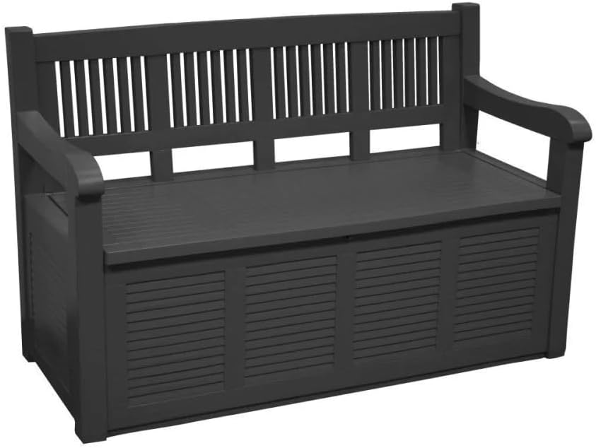 Outdoor Garden Storage Box Large Plastic Deck Box 130cm