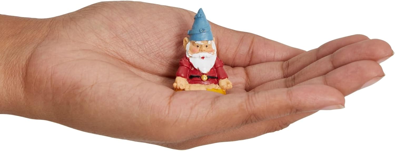 4Pcs Mini Yoga Garden Gnomes Resin Fairy Pot Decor Set