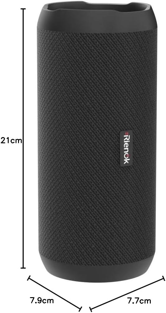 Portable Bluetooth Speaker 30W Stereo Bass Waterproof RGB Lights
