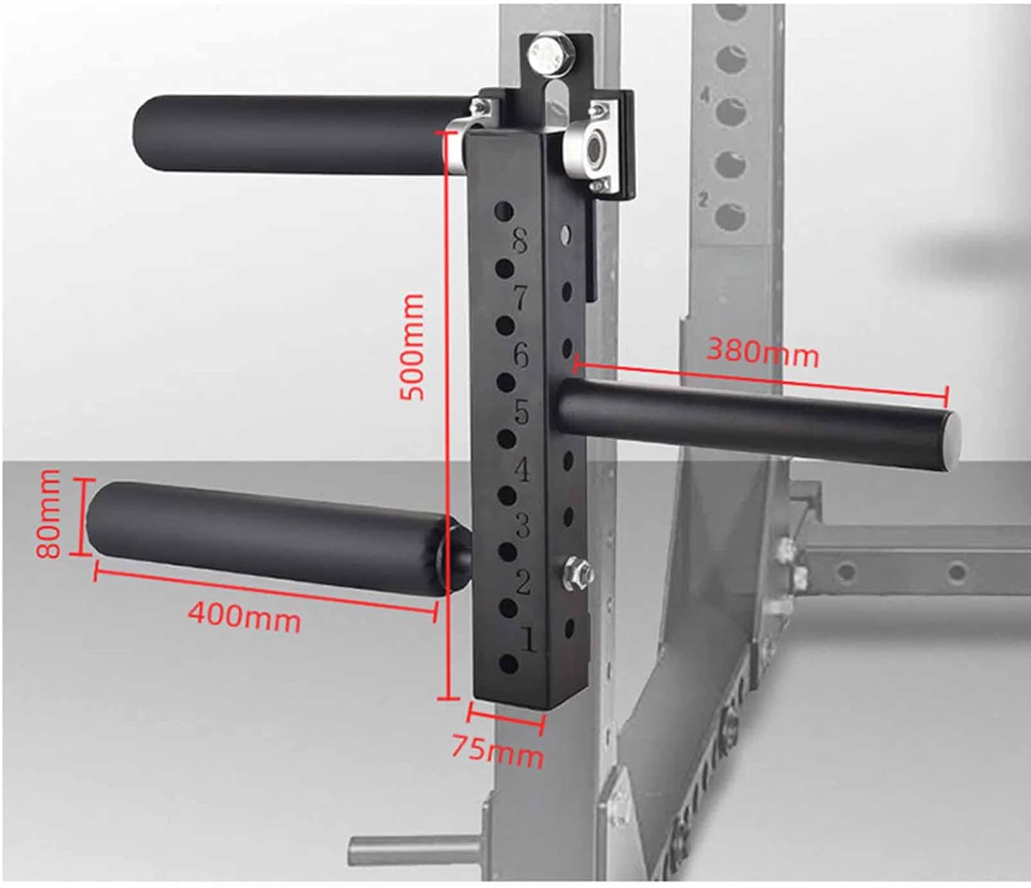 Plate Loaded Leg Extension Curl Rack Attachment 26mm Trainer