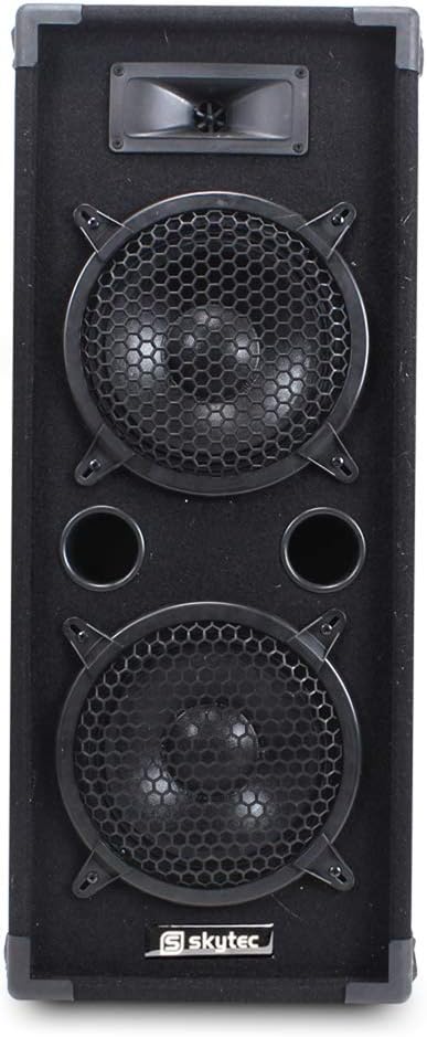Dual 8 Inch DJ PA Speakers Pair 1600W Passive Karaoke Party Sound