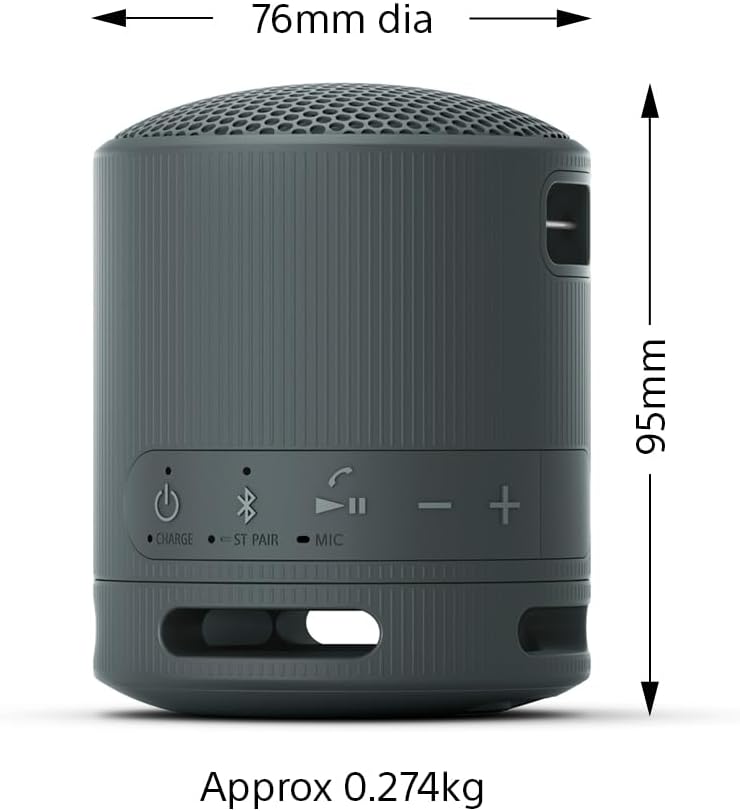 Portable Bluetooth Speaker Waterproof IP67 Compact 16H Battery