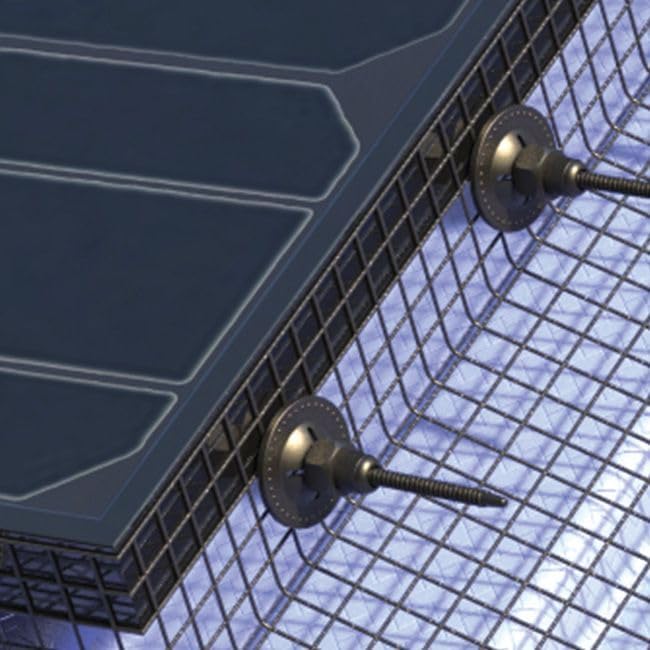 30M Solar Panel Bird Proofing Mesh Kit With 60 Clips Black