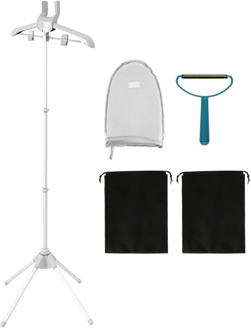 Portable Clothes Steamer Stand Adjustable Folding Garment Rack
