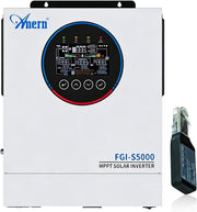 5000W Hybrid Solar Inverter 24V Dual AC Output 160A MPPT