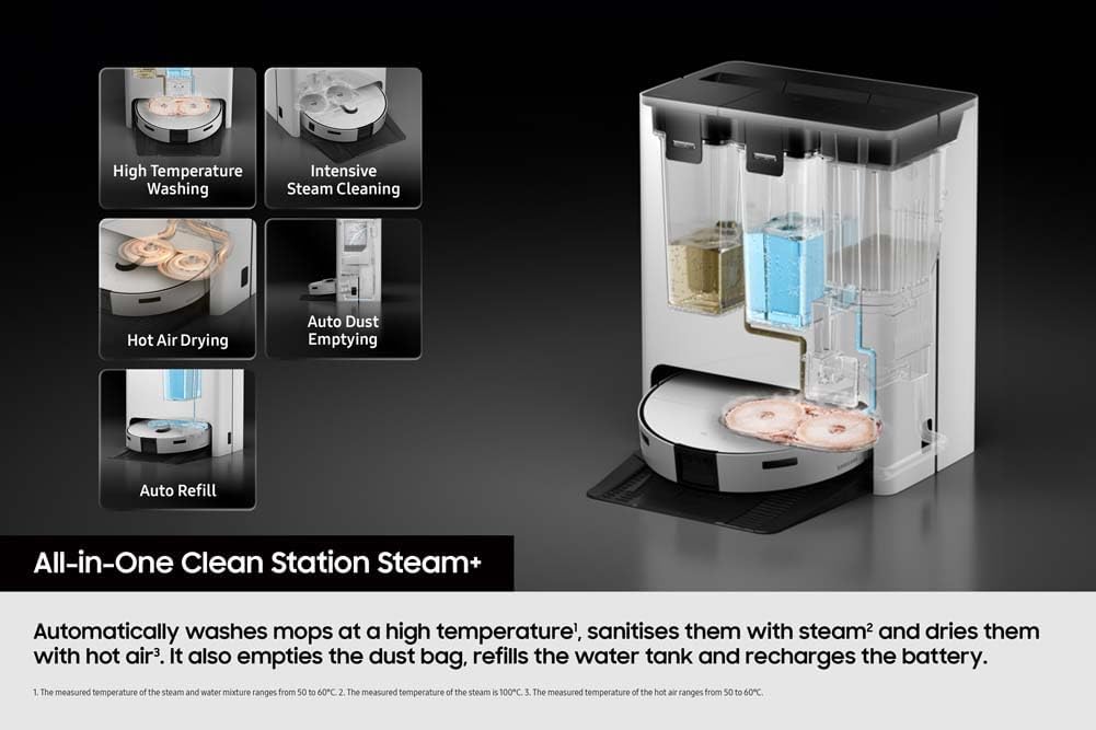 Self Cleaning Robot Vacuum Mop Steam Auto Wash LiDAR