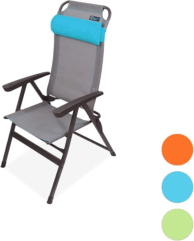 Portable Lightweight Camping Chair Foldable Blue
