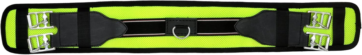 Green Freemax Treeless Horse Saddle Padded Seat With Stirrups
