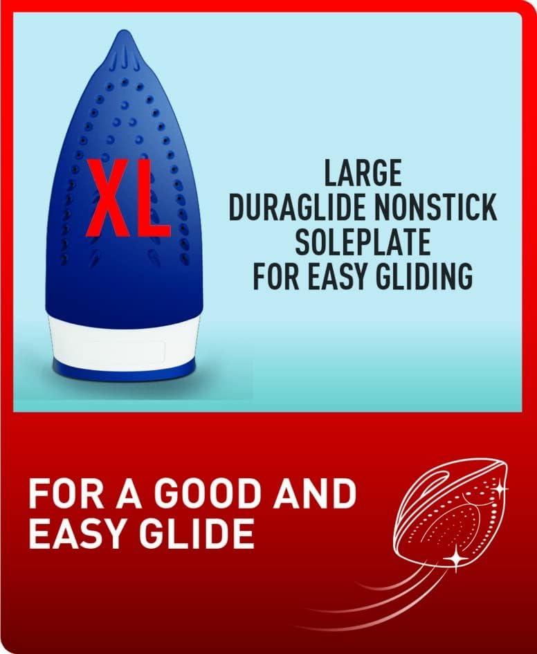 1200W Steam Iron Vertical Steam Non Stick Soleplate