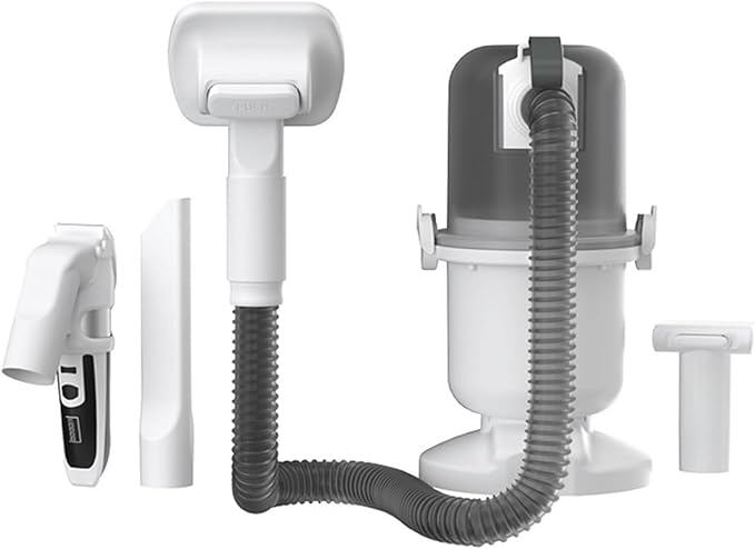 Dog Grooming Vacuum Kit 450W 9.89KPa Clipper Set 1.5L Quiet