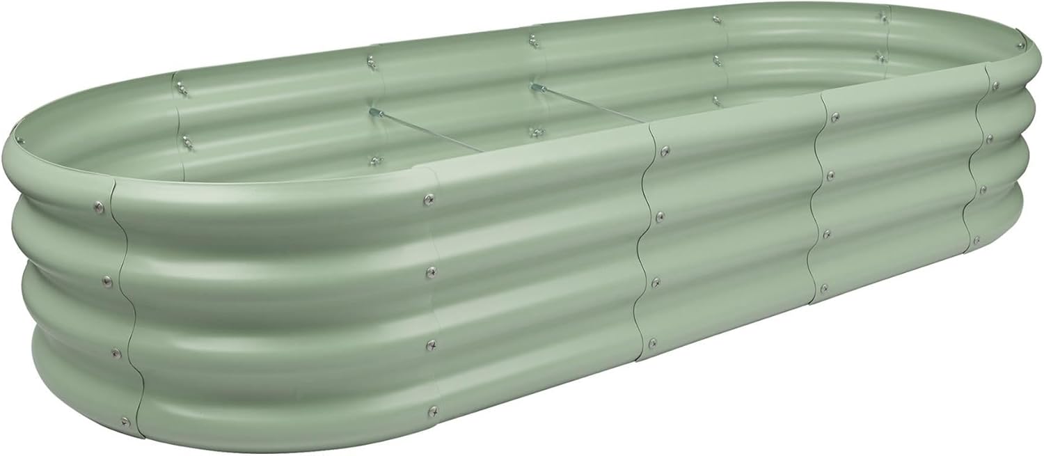 Large Raised Garden Bed Set 2 Steel Planter 180x90cm
