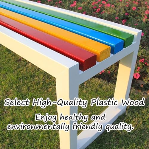 All Weather Outdoor Garden Bench Patio Park Seat 660lb Capacity 100cm