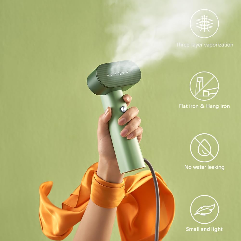 Portable Garment Steamer 2 In 1 Travel Iron Lightweight 900W