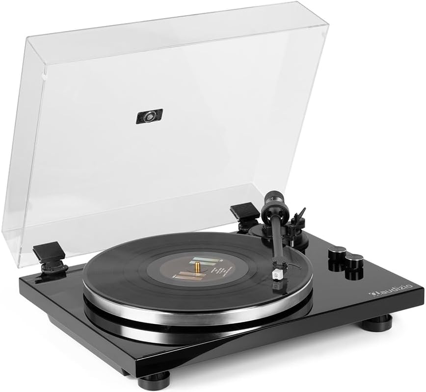 Wireless Bluetooth Vinyl Turntable Hi-Fi Record Player Dual Speed
