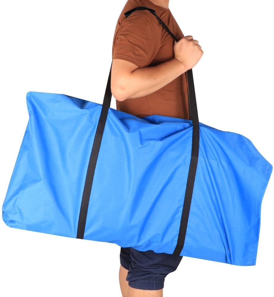 6 Seat Folding Sport Bench Portable Camping Chair Blue