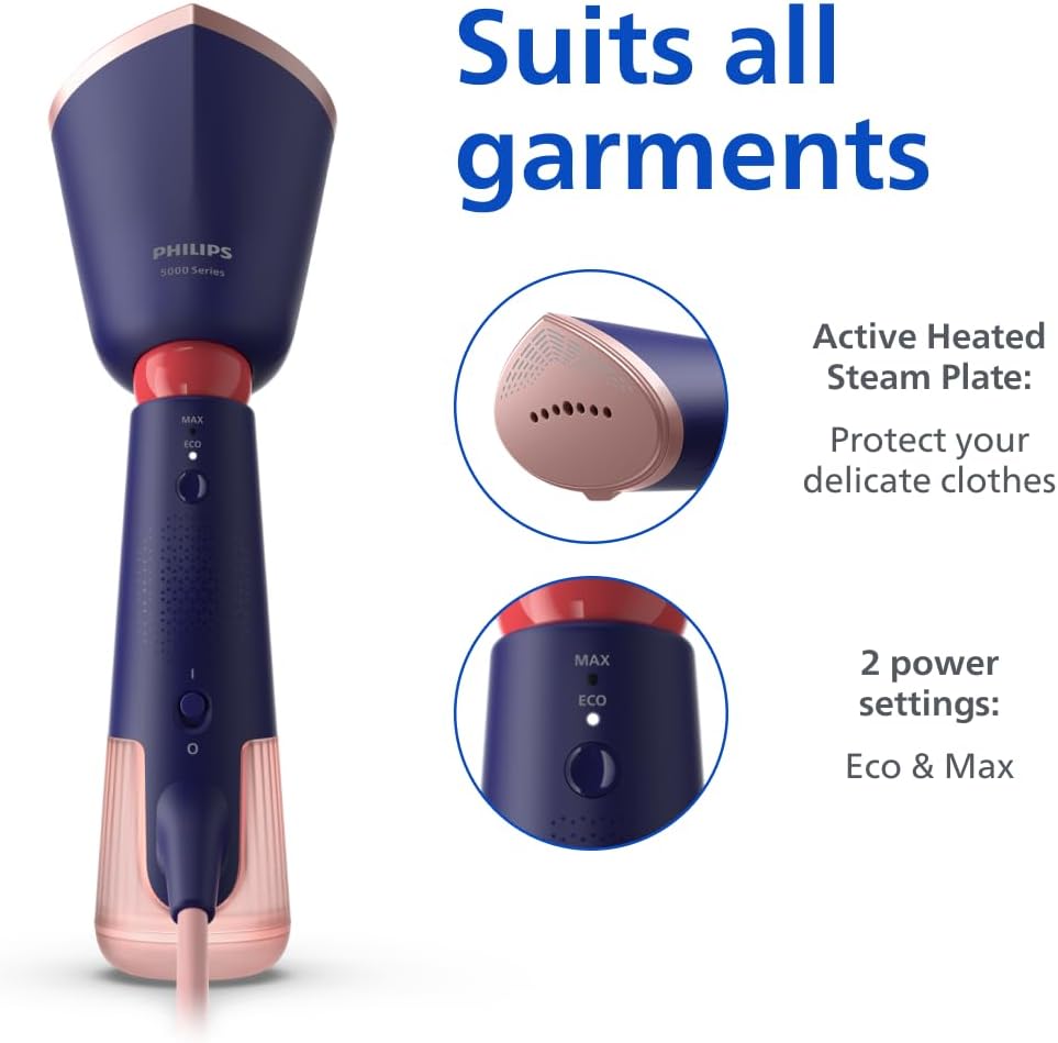 Handheld Clothes Steamer 1400W Fast Heat Portable Garment Steamer