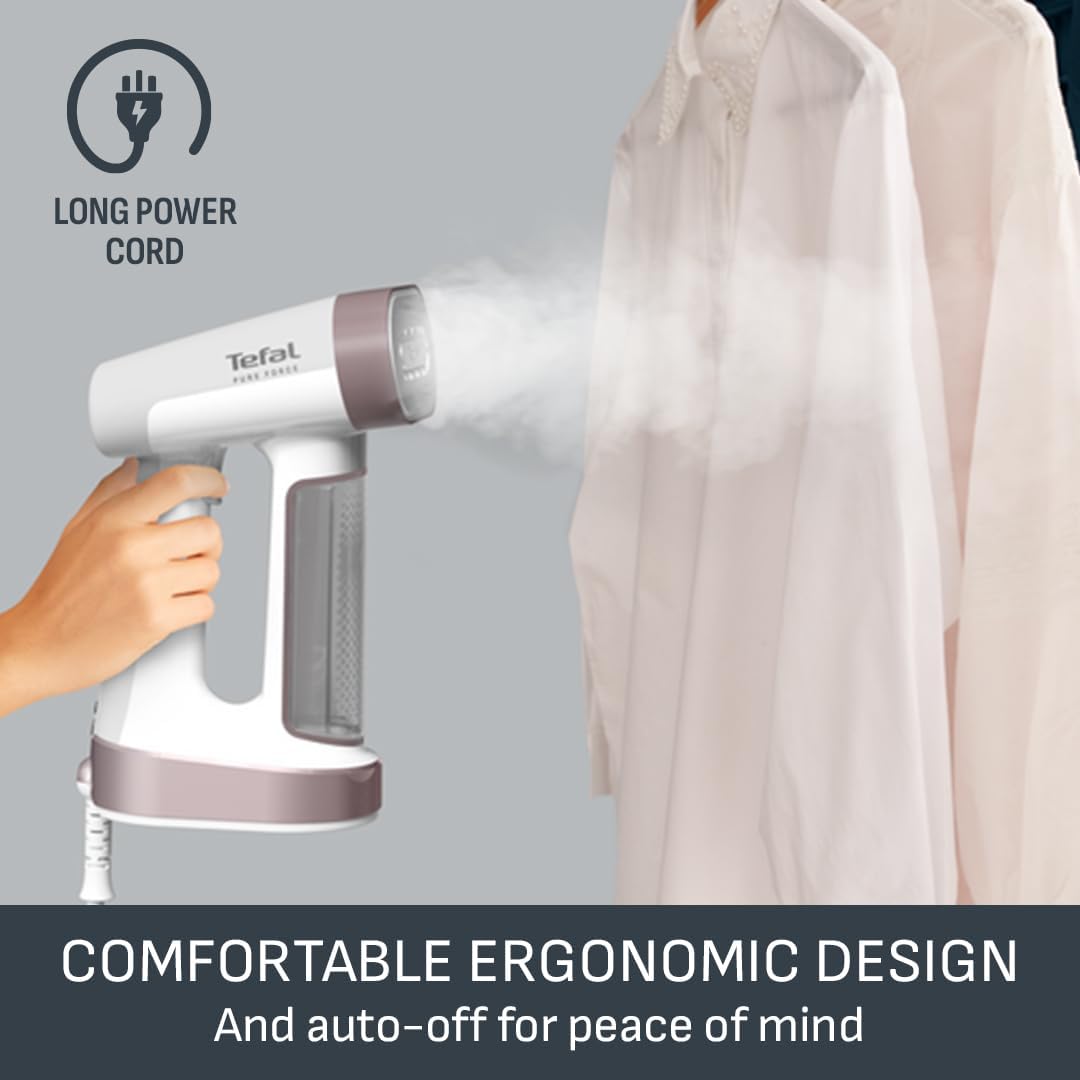 2 in 1 Clothes Steamer Iron 90g Boost Fast Heat 4 Modes LED