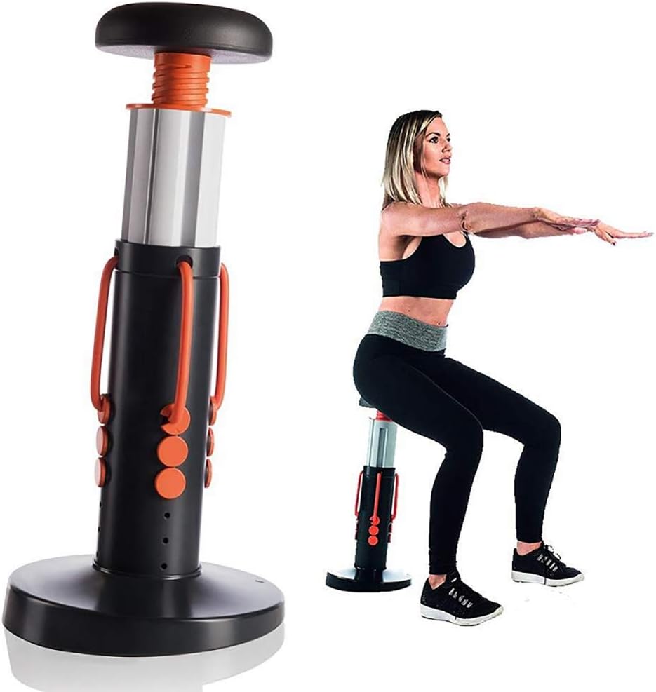 Adjustable Squat Trainer Machine Glutes Legs Core Home Gym