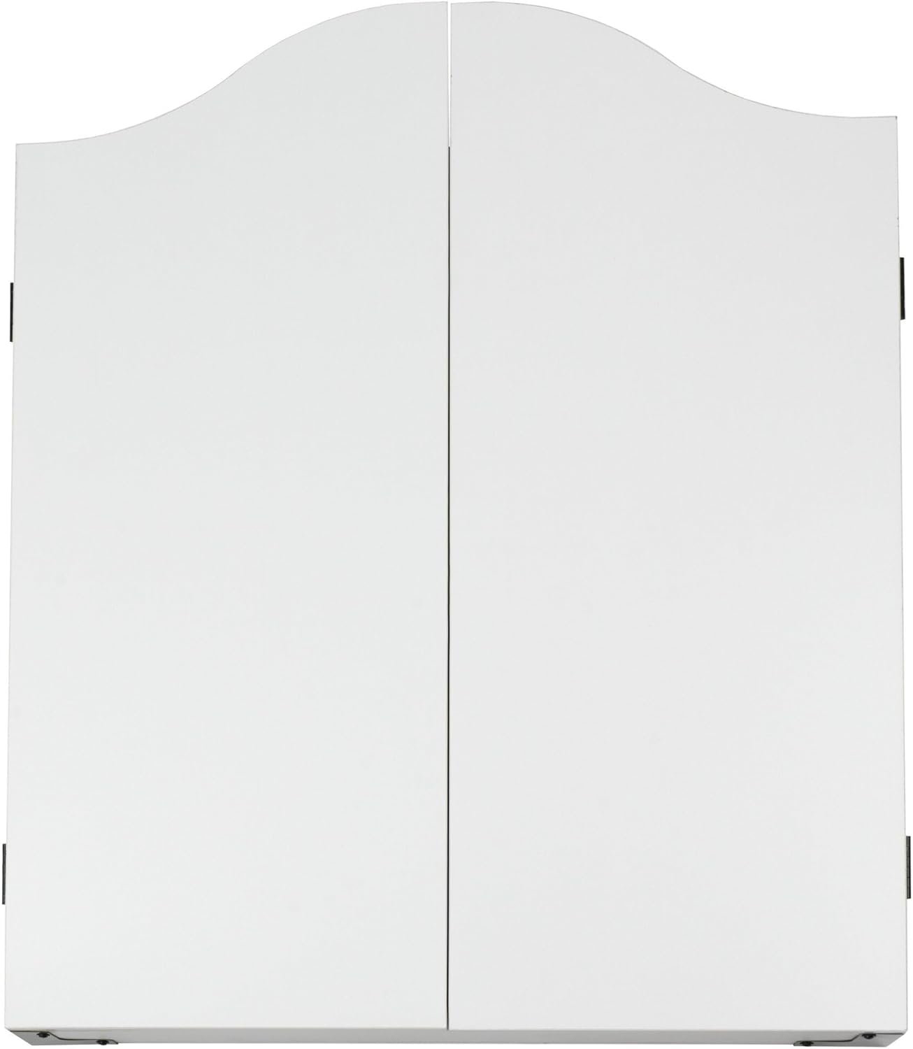 Dartboard Cabinet White Wall Mount Scoreboards Storage Case