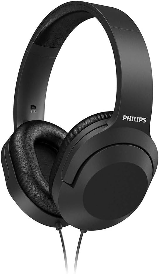 Wired Over Ear Headphones 40mm Drivers Stereo Sound 3.5mm