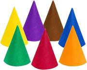 7PCS Gnome Hat Set Colorful Elf Dwarf Cosplay Party Hats