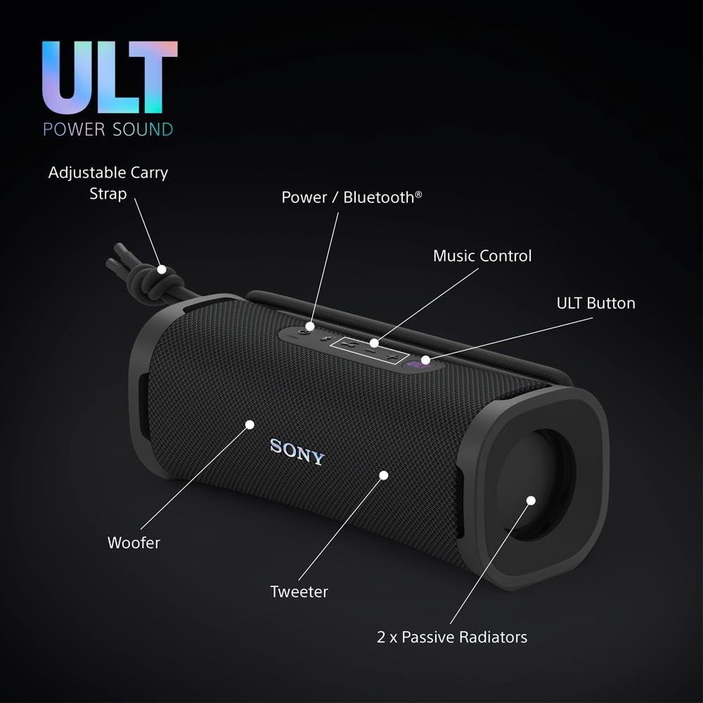 Portable Bluetooth Speaker Deep Bass IP67 Waterproof 12H