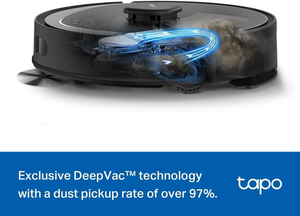 Robot Vacuum Mop 5300Pa LiDAR Smart Mapping Self Charging
