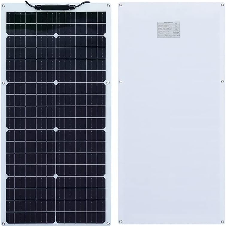 50W Flexible Solar Panel High Efficiency RV Boat Caravan Charger