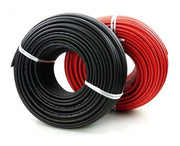 25M 6MM Solar PV Cable DC Rated Black Copper Wire