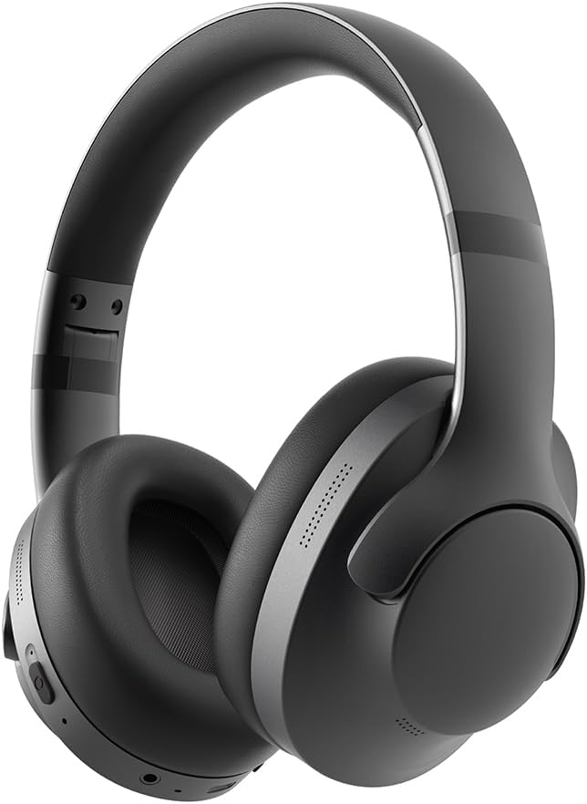 Bluetooth Noise Cancelling Over Ear Headphones 100H Playtime