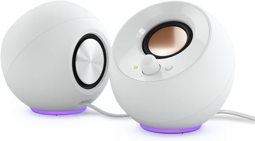 PC Speakers USB C RGB Desktop Stereo AUX Compact