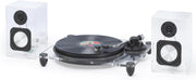 Clear Acrylic Record Player With Wireless Speakers