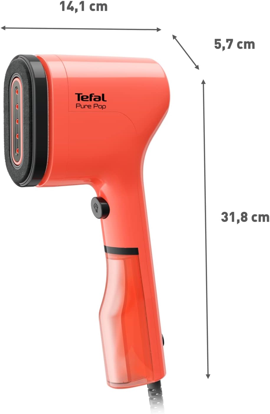 Slim Handheld Clothes Steamer Travel Iron 15s Fast Heat Portable