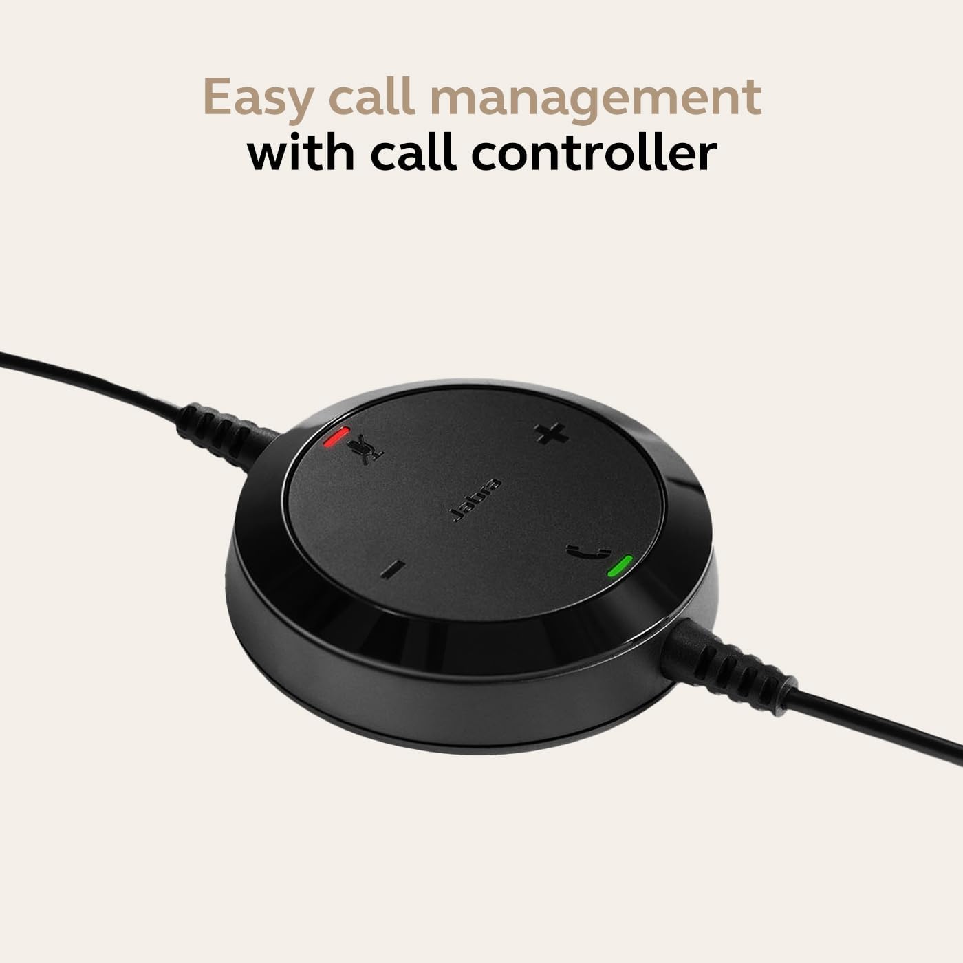 USB Wired Stereo Headset Noise Cancelling Mic Call Control Black