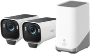 4K Solar Security Camera Outdoor 2 Cam Kit AI No Fee