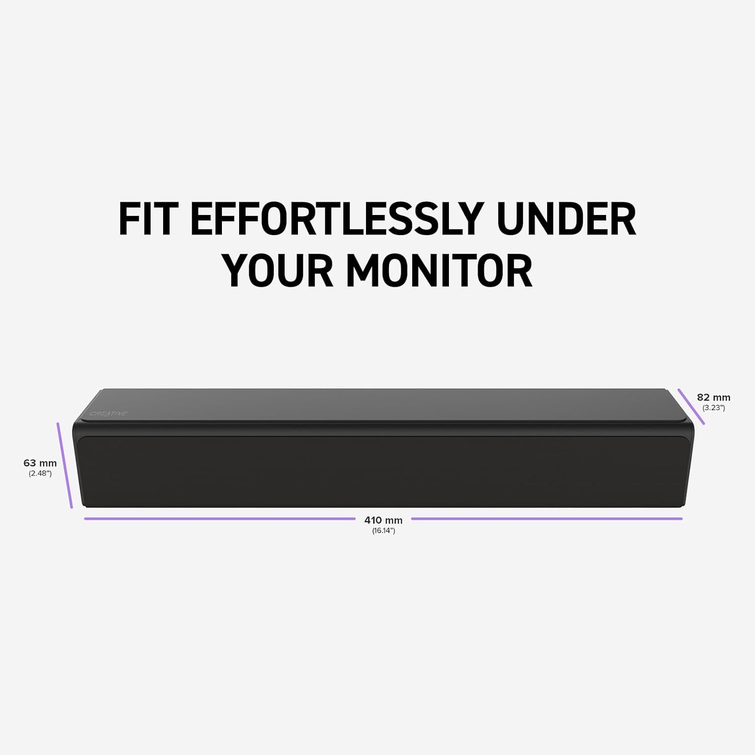 Mini Soundbar Bluetooth USB PC Speaker Under Monitor Stereo