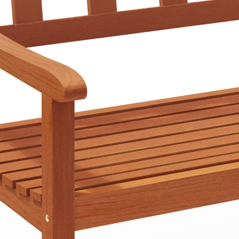 2 Seater Wooden Garden Bench 120cm Acacia Outdoor Patio Bench Seat