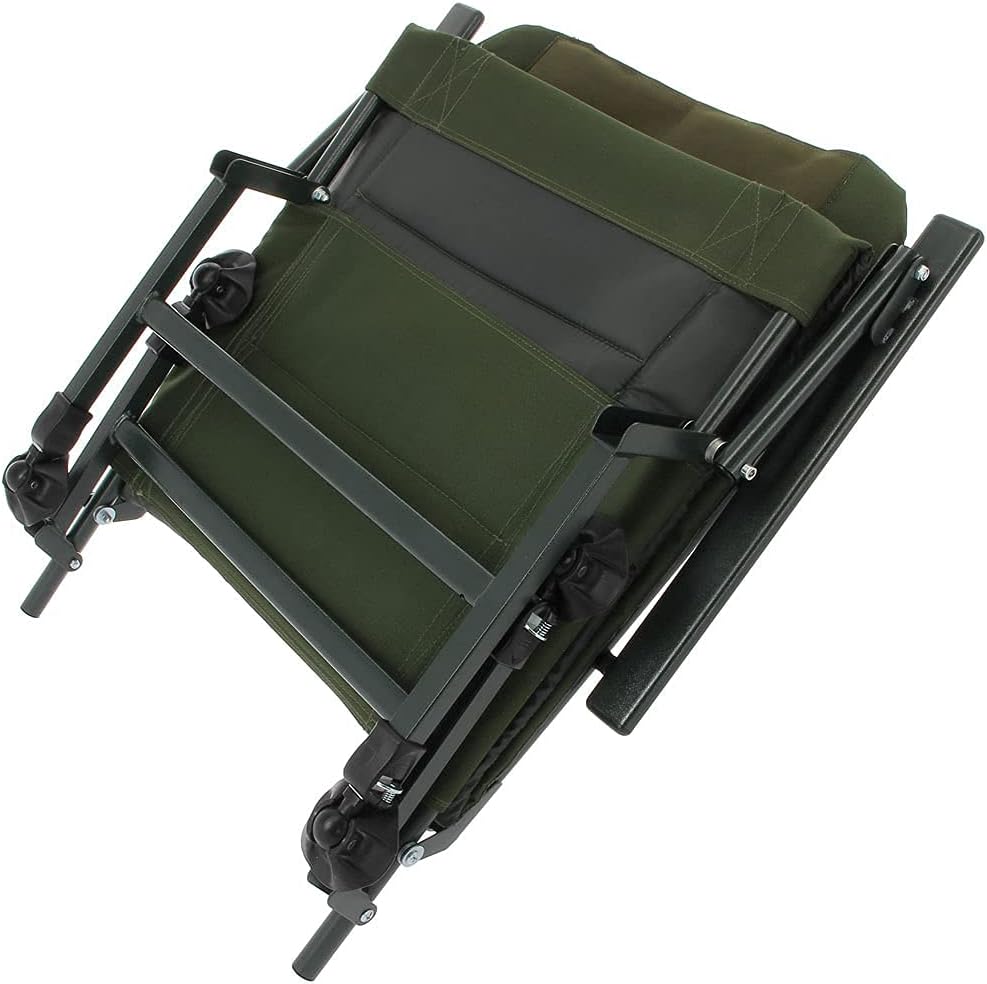 Adjustable Fishing Camping Chair with Mud Feet Armrests