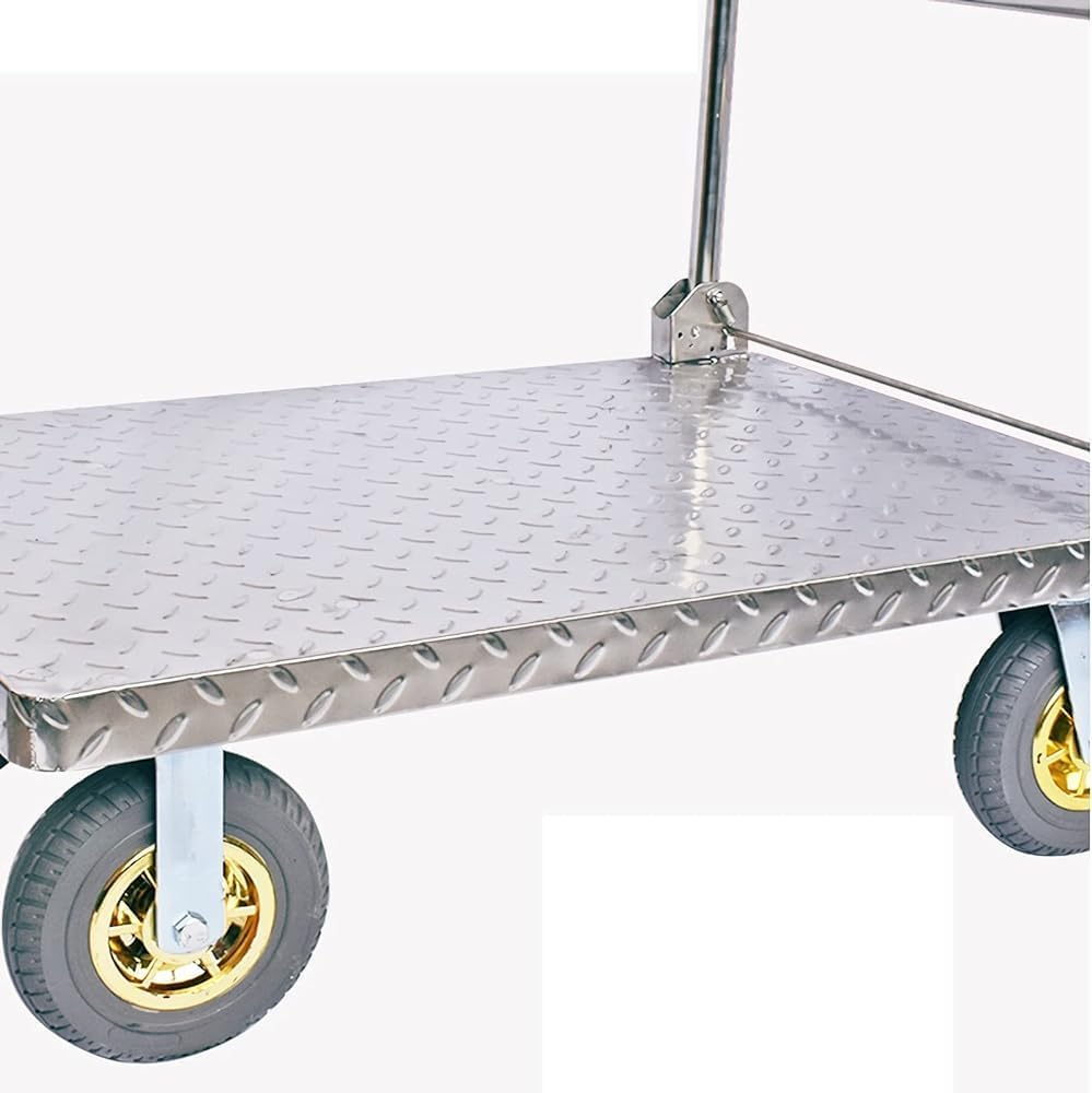 Heavy Duty Stainless Steel Platform Truck Dolly Foldable