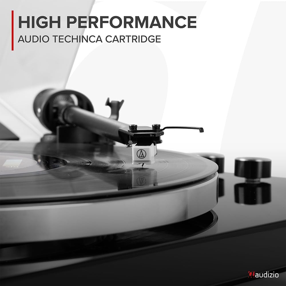Wireless Bluetooth Vinyl Turntable Hi-Fi Record Player Dual Speed