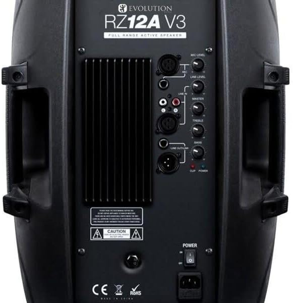 Powered PA Speaker 12 Inch 1000W Active DJ Stage Speaker