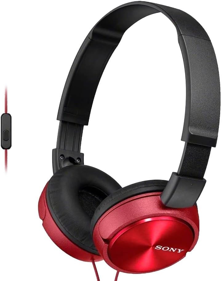 Wired On Ear Headphones 3.5mm Jack Foldable Mic Lightweight