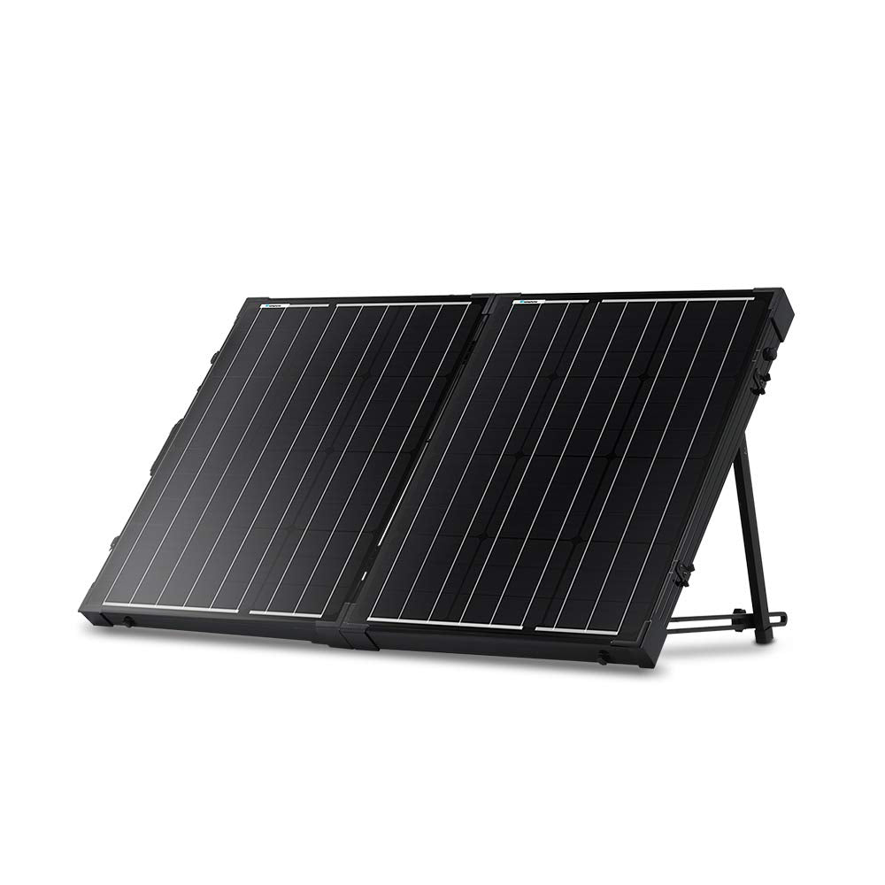 100W Foldable Solar Panel Suitcase 12V Portable RV Camping Power