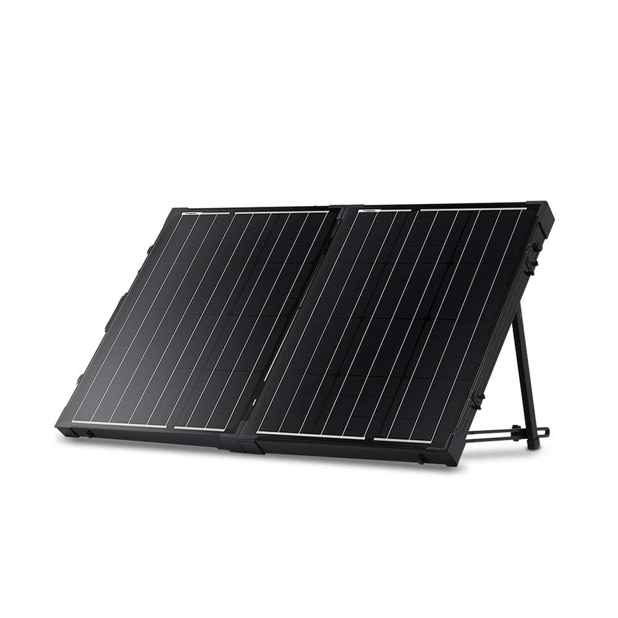 100W Foldable Solar Panel Suitcase 12V Portable RV Camping Power
