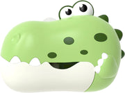 Dinosaur Bath Bubble Toy USB Rechargeable Music Green