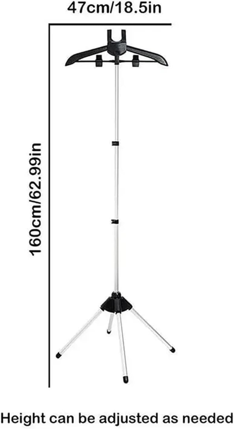 Adjustable Clothes Steamer Stand Foldable Garment Rack Hanging