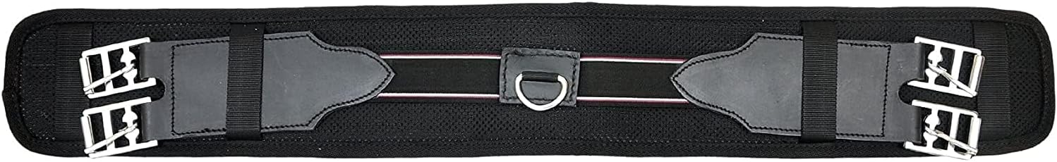 Black Treeless Horse Saddle 17 Seat Lightweight Suede