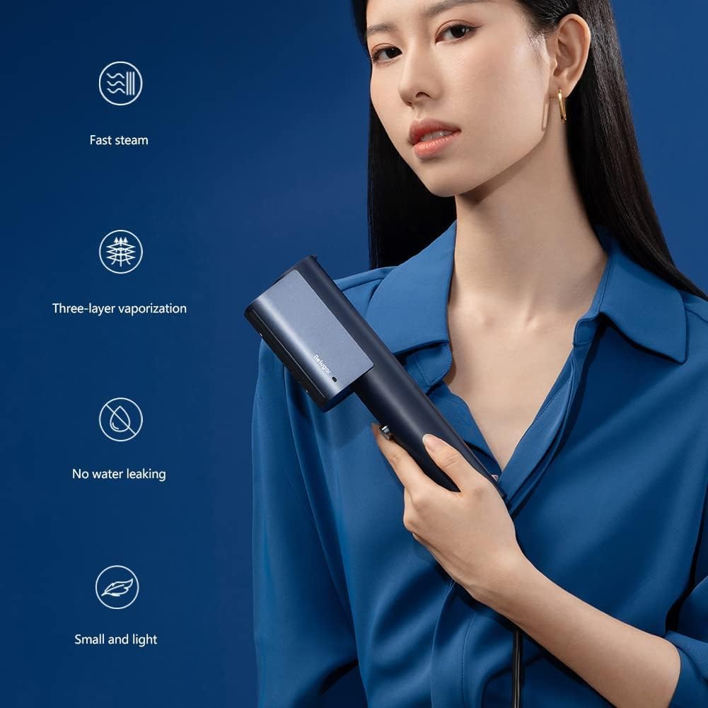 Mini Handheld Garment Steamer Portable Travel 900W Fast Heat 15s